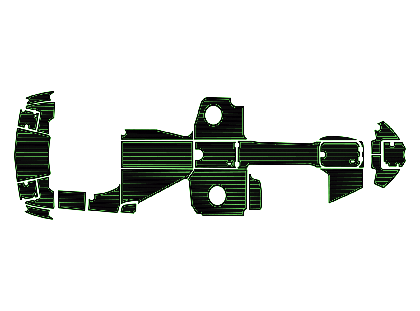 2008-2015 Chaparral 284 Sunesta Boat Flooring