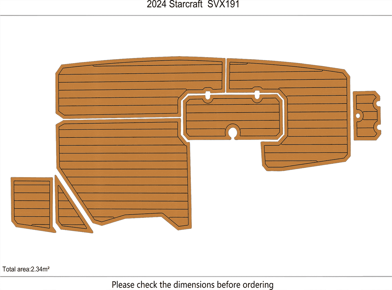 2020-2024 Starcraft SVX 191 Boat Flooring