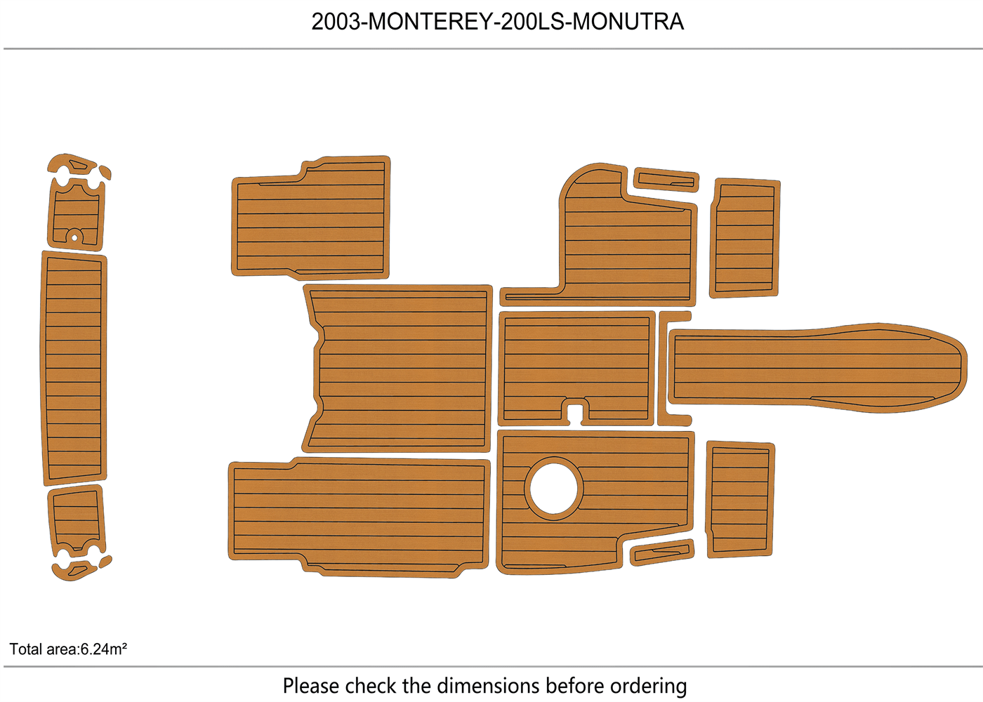 2001-2004 Monterey 200 LS Montura
