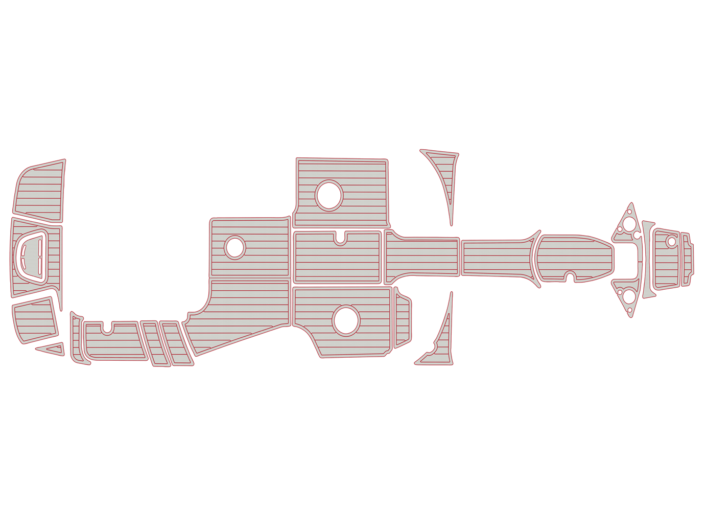 2010-2015 sea ray 260 sundeck Swim Cockpit