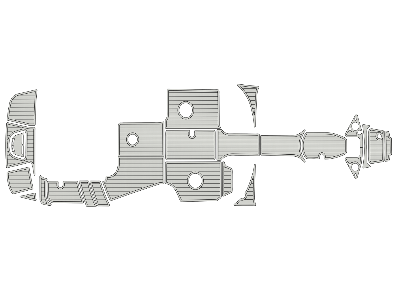 2010-2015 sea ray 260 sundeck Swim Cockpit