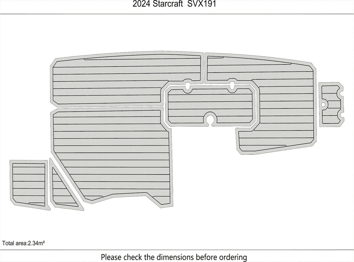 2020-2024 Starcraft SVX 191 Boat Flooring