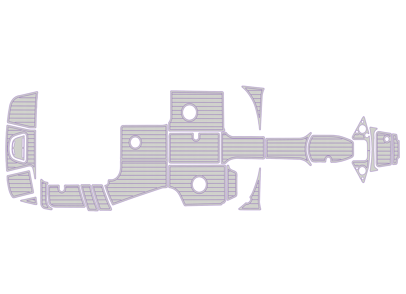 2010-2015 sea ray 260 sundeck Swim Cockpit