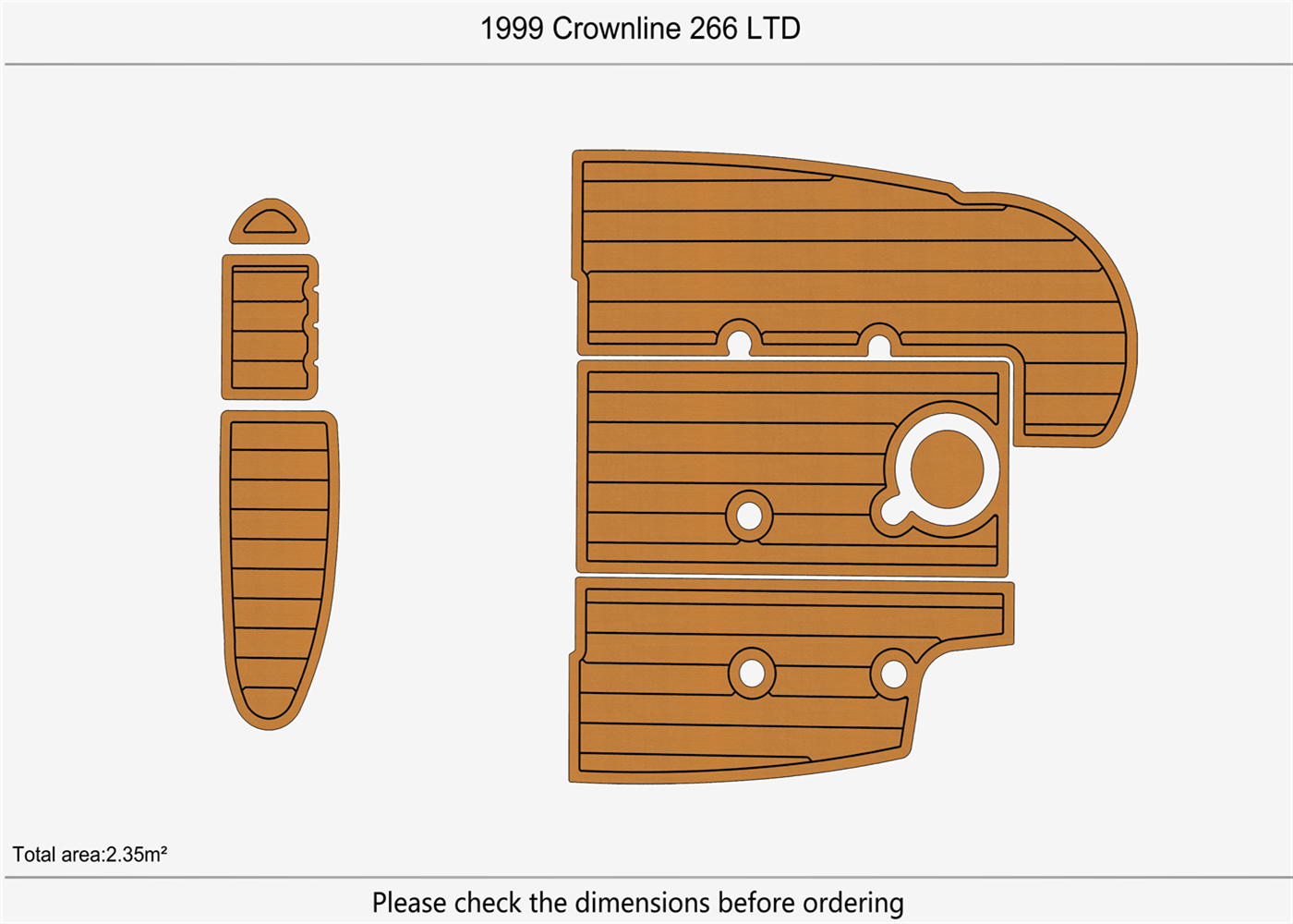 1999 Crownline 266 LTD