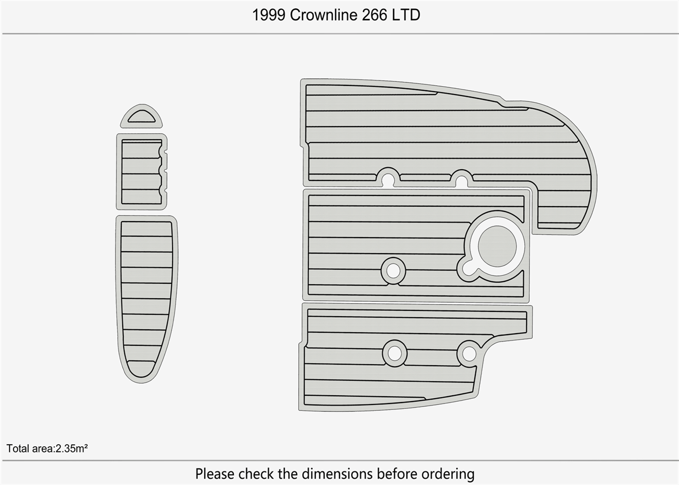1999 Crownline 266 LTD