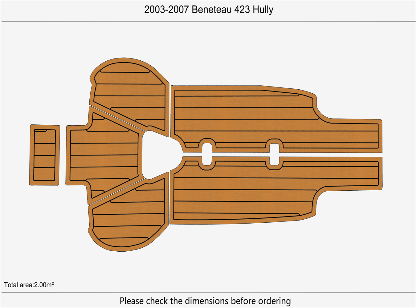 2003-2007 Beneteau 423 Hully