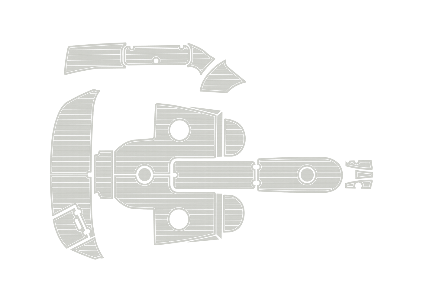 2006-2007 Rinker 226 Captiva Bowrider EVA boat flooring
