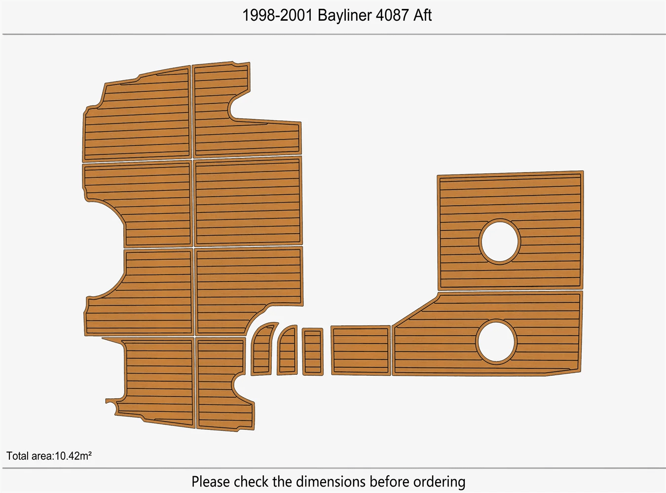 1998-2001 Bayliner 4087 Aft