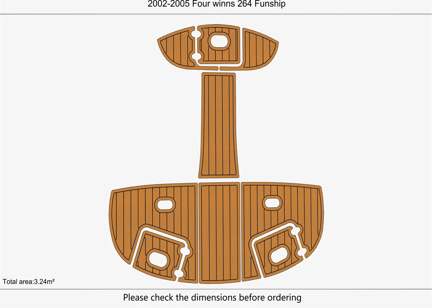2002-2005 Four Winns 264 Funship