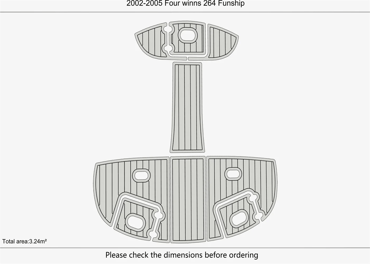 2002-2005 Four Winns 264 Funship