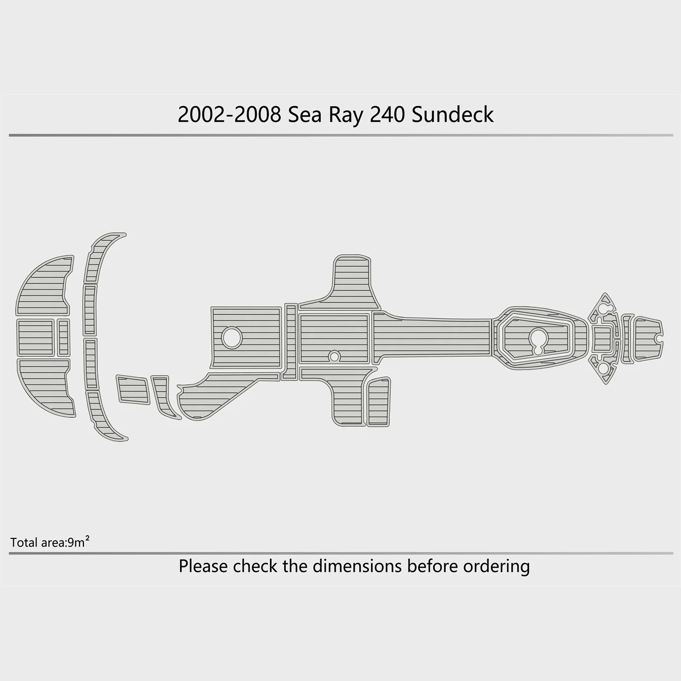 2002-2008 SEA RAY 240 sundeck Swim Cockpit