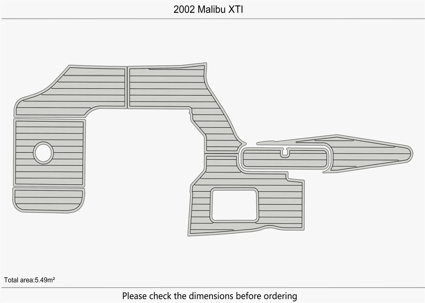 2002 Malibu XTI  Boat Flooring
