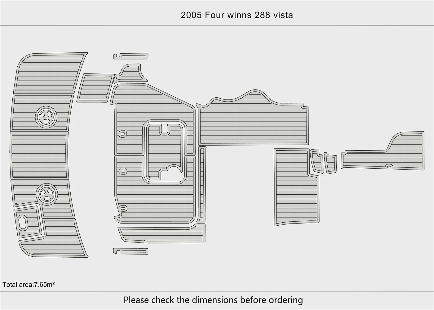 2004-2007 Four winns 288 Vista