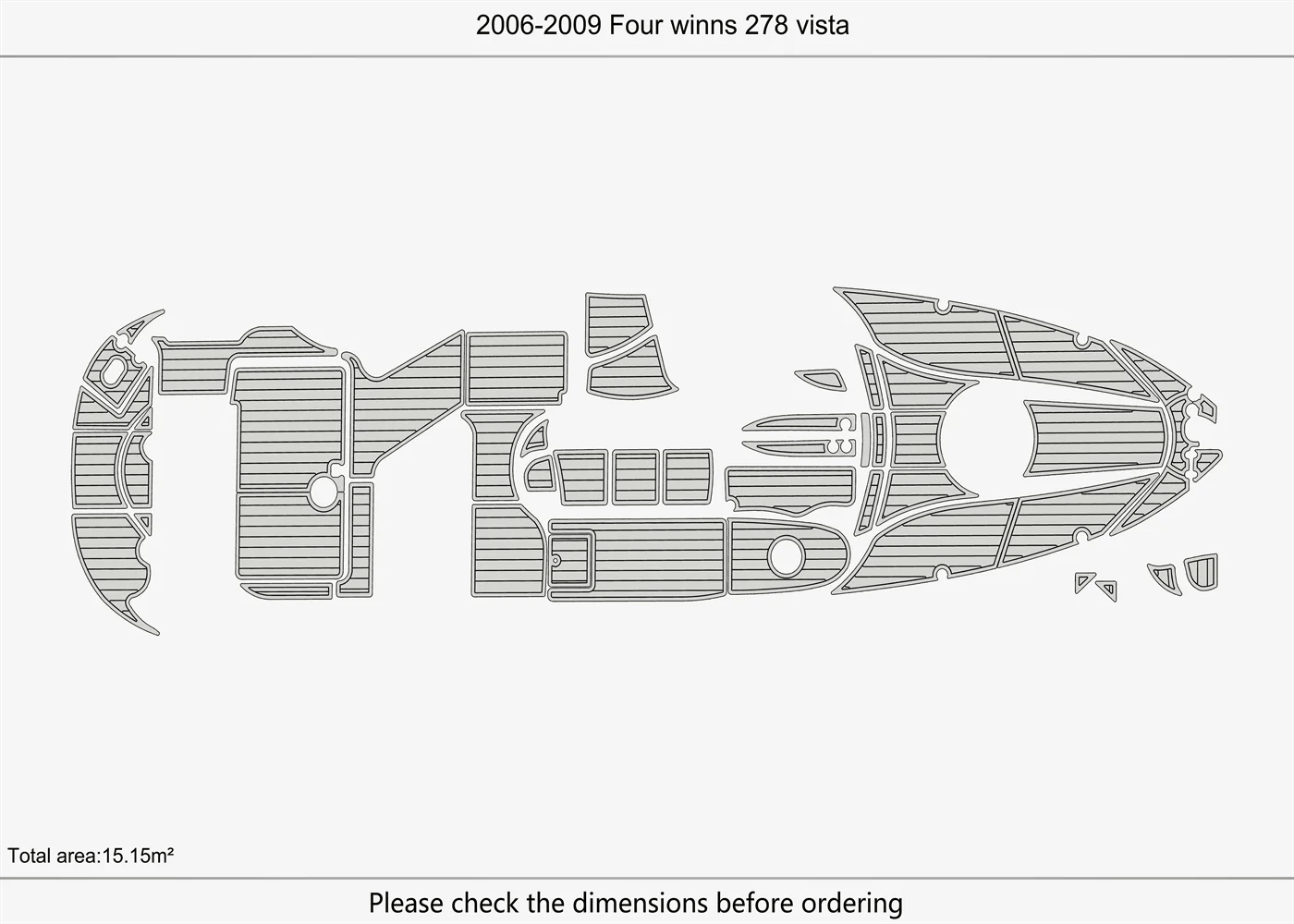 2006-2009 Four winns 278 vista