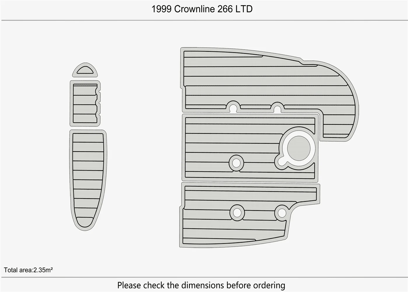 1999 Crownline 266 LTD