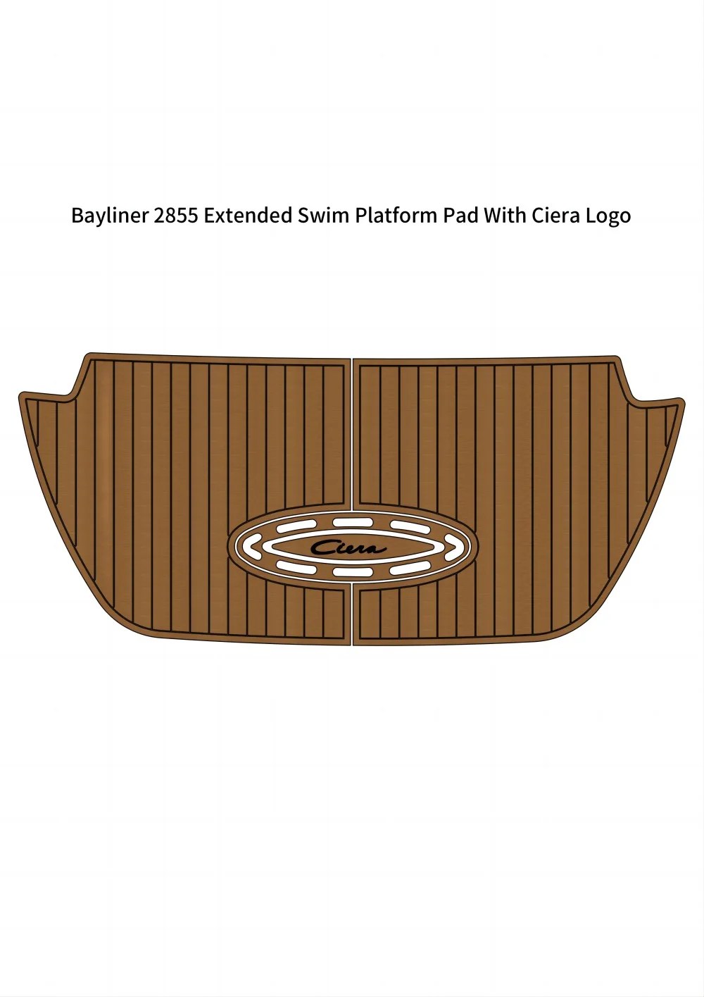2000 Bayliner 2855 Extended Swim Platform Pad Boat Flooring