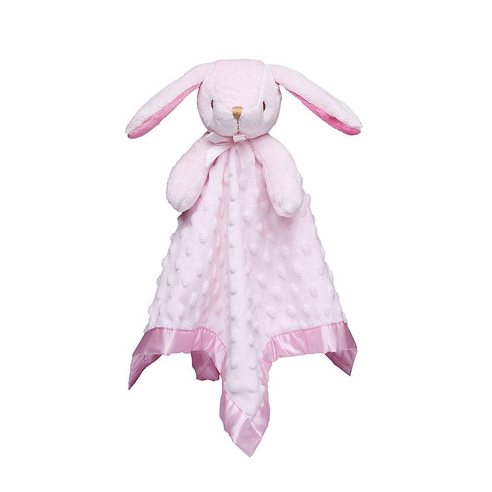 Pro Goleem Loveys for Babies Bunny Security Blanket Baby Girl Gifts Newborn Soft Pink Lovie for Infant and Toddler Snuggle Toy Stuffed Animal, Pink 16 Inch Pro Goleem Loveys for Babies Bunny Security Blanket Baby Girl Gifts Newborn Soft Pink Lovie for Infant and Toddler Snuggle Toy Stuffed Animal, Pink 16 Inch