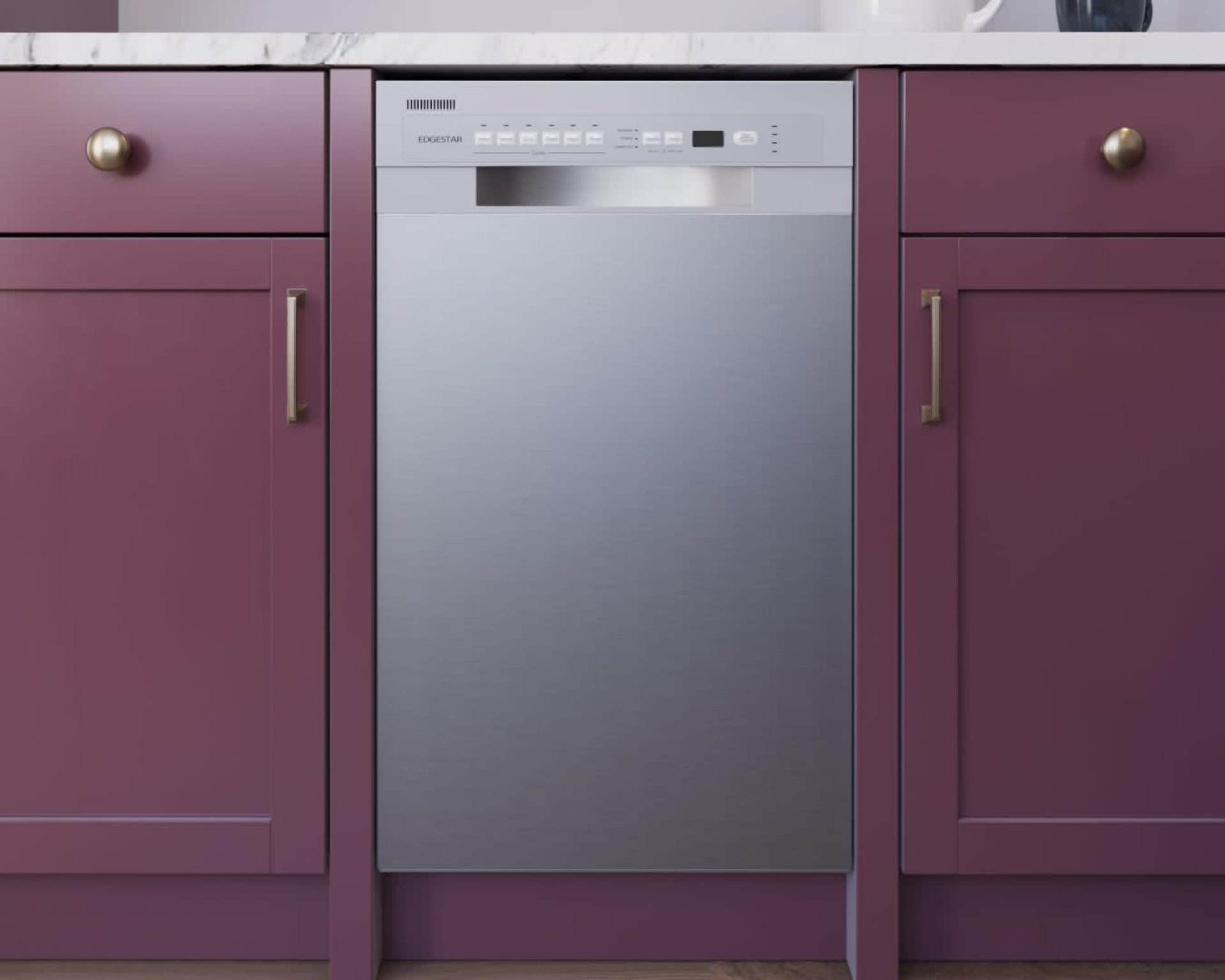 EdgeStar BIDW1802SS 18 Inch Wide 8 Place Setting Built-In Dishwasher EdgeStar BIDW1802SS 18 Inch Wide 8 Place Setting Built-In Dishwasher