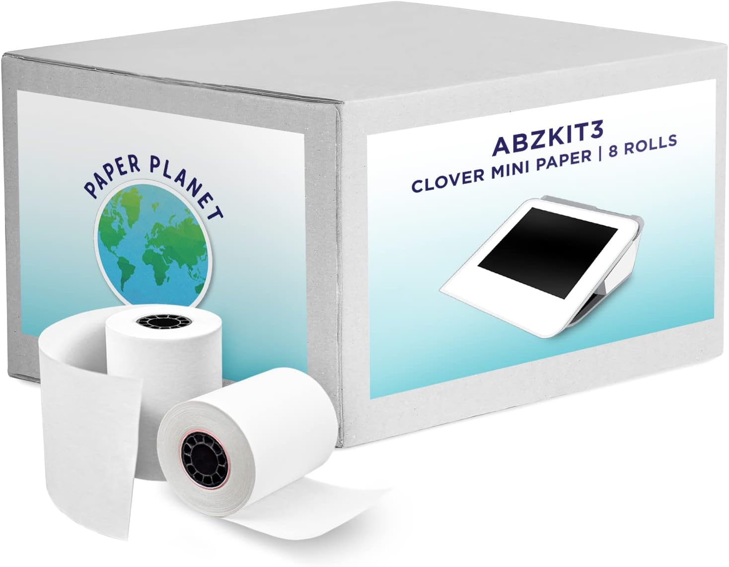 Thermal Paper for Clover POS (Clover Mini Thermal Printer) by Paper Planet | Credit Card Receipt Paper Rolls for Clover C200 C300 C301 C302 C305 | 8 Rolls Thermal Paper for Clover POS (Clover Mini Thermal Printer) by Paper Planet | Credit Card Receipt Paper Rolls for Clover C200 C300 C301 C302 C305 | 8 Rolls