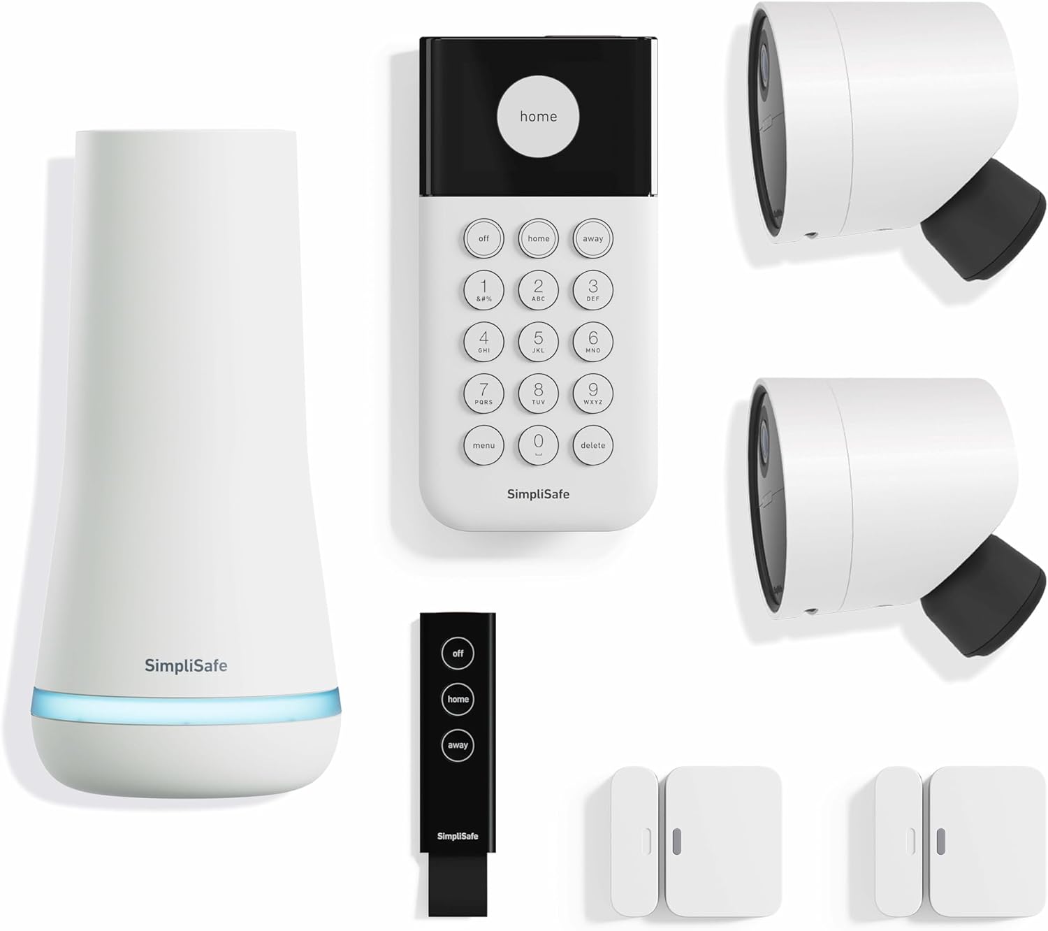 SimpliSafe 7 Piece Wireless Outdoor Camera Home Security System – Optional 24/7 Professional Monitoring – No Contract – Compatible with Alexa and Google Assistant SimpliSafe 7 Piece Wireless Outdoor Camera Home Security System – Optional 24/7 Professional Monitoring – No Contract – Compatible with Alexa and Google Assistant