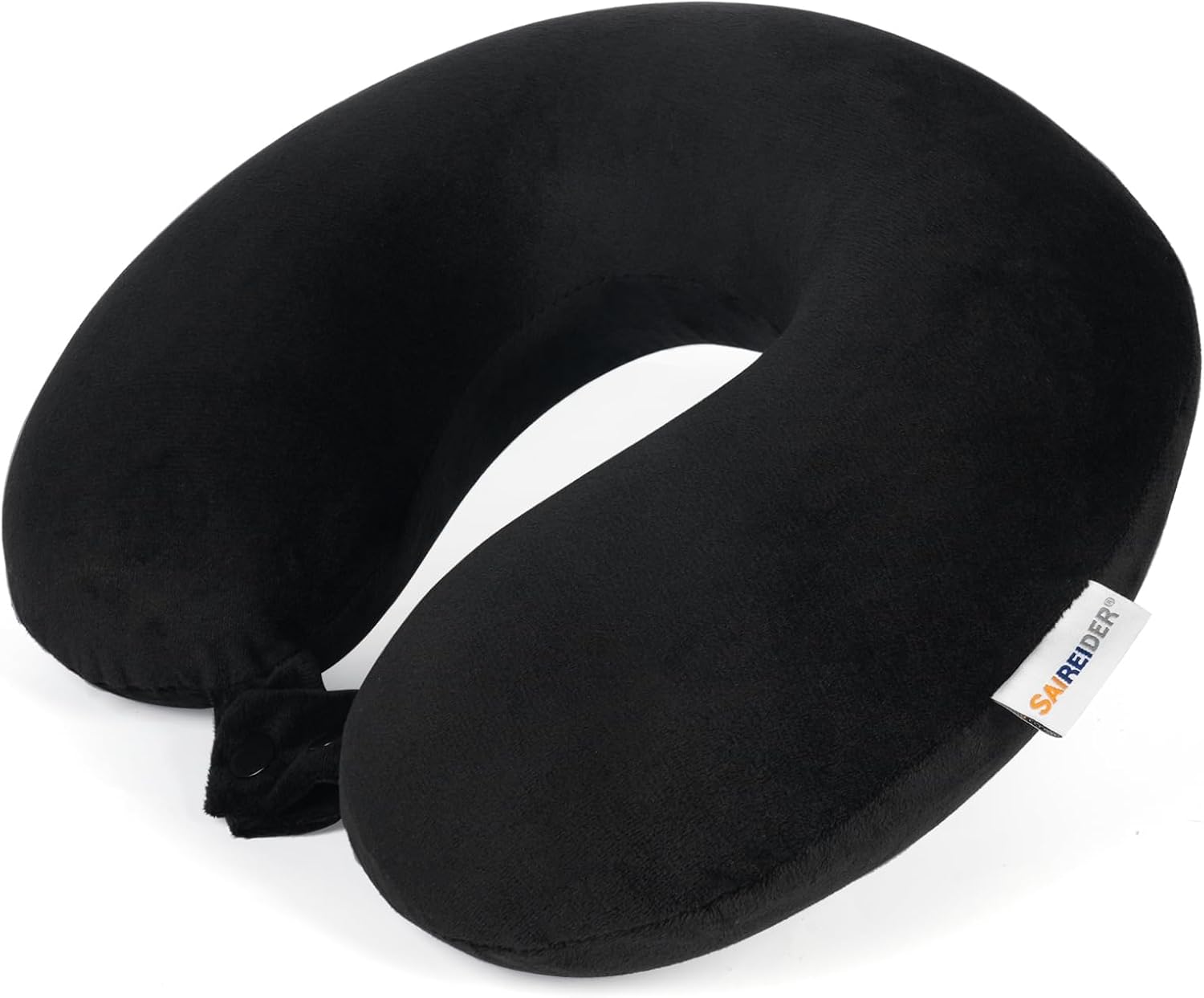 SAIREIDER Travel Pillow 100% Pure Memory Foam Travel Neck Pillow, Airplane Pillow for Traveling、Car、Home、Office,Washable Cover(Black) SAIREIDER Travel Pillow 100% Pure Memory Foam Travel Neck Pillow, Airplane Pillow for Traveling、Car、Home、Office,Washable Cover(Black)