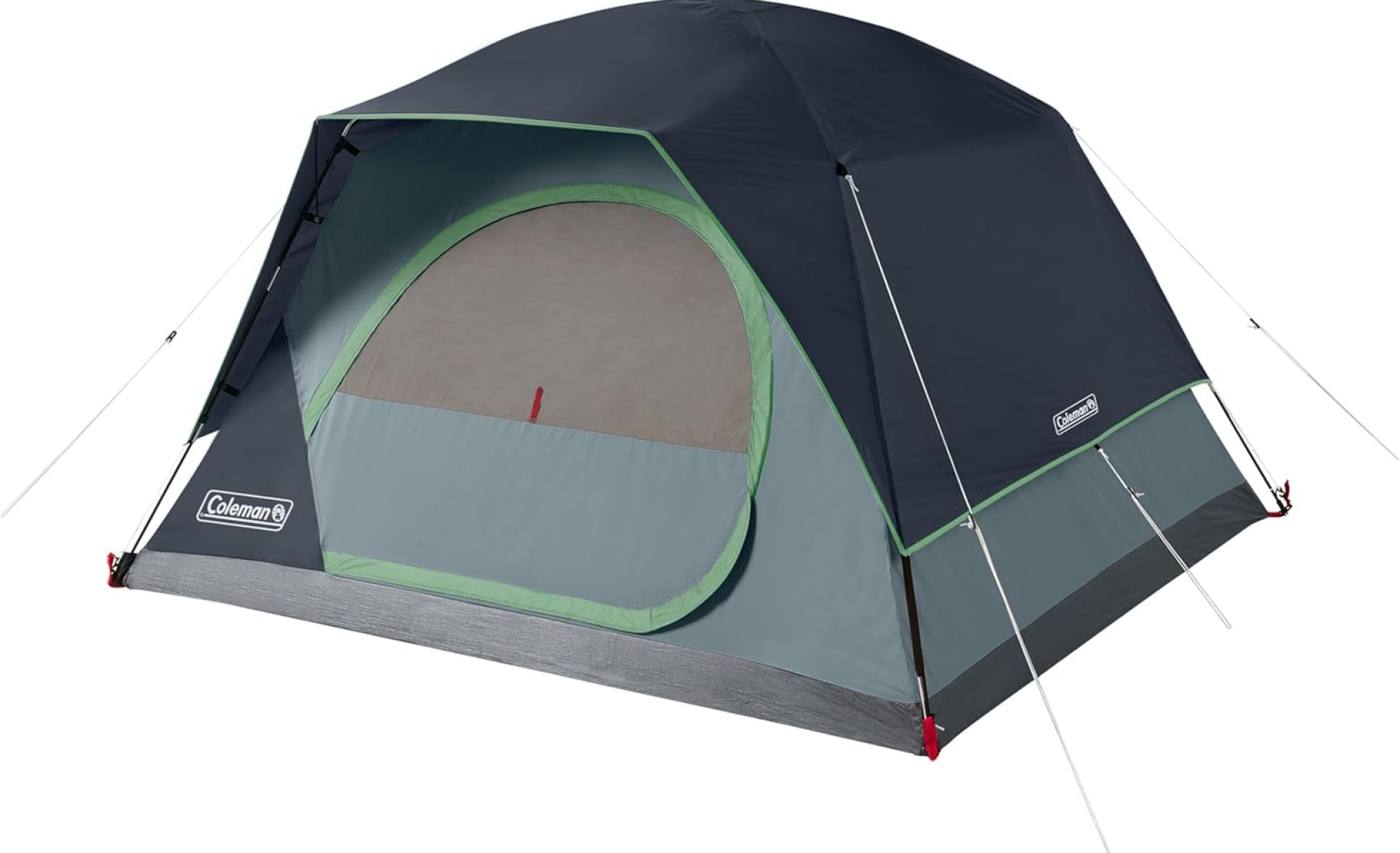 Coleman Skydome Tent with 5 Minute Setup, 2/4/6/8 Person Weatherproof Tent with Rainfly & Carry Bag, 20% More Headroom Than Traditional Canopies Coleman Skydome Tent with 5 Minute Setup, 2/4/6/8 Person Weatherproof Tent with Rainfly & Carry Bag, 20% More Headroom Than Traditional Canopies
