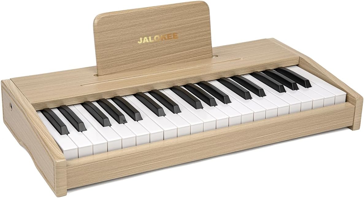 Kids Piano Keyboard, 37 Keys Digital Piano for Kids, Music Educational Instrument Toy, Wood Piano for 3+ Girls and Boys (Oak, 37 Keys) Kids Piano Keyboard, 37 Keys Digital Piano for Kids, Music Educational Instrument Toy, Wood Piano for 3+ Girls and Boys (Oak, 37 Keys)