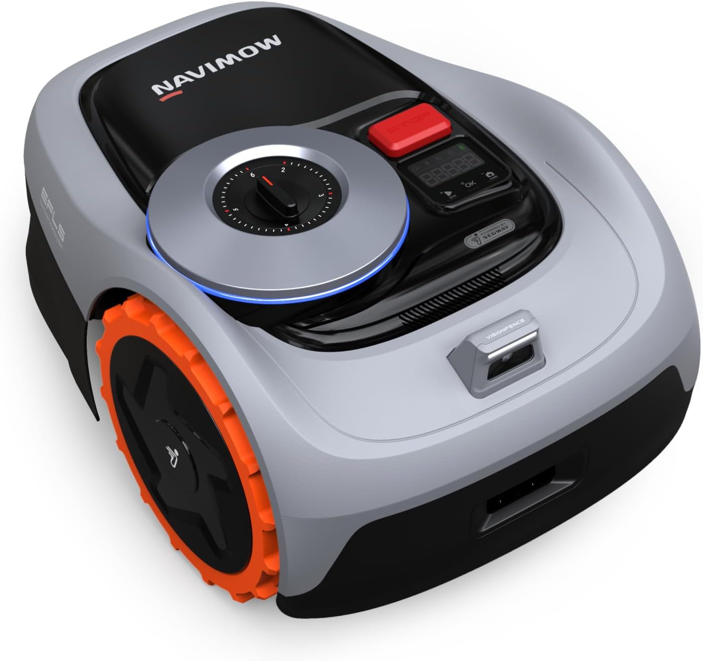 Segway Navimow i105N Robot Lawn Mower Perimeter Wire Free 1/8 Acre RTK+Vision Robotic Lawnmower, AI-Assisted Mapping, Virtual Boundary, APP Control, 58dB(A) Quiet, Multi-Zone Management Segway Navimow i105N Robot Lawn Mower Perimeter Wire Free 1/8 Acre RTK+Vision Robotic Lawnmower, AI-Assisted Mapping, Virtual Boundary, APP Control, 58dB(A) Quiet, Multi-Zone Management