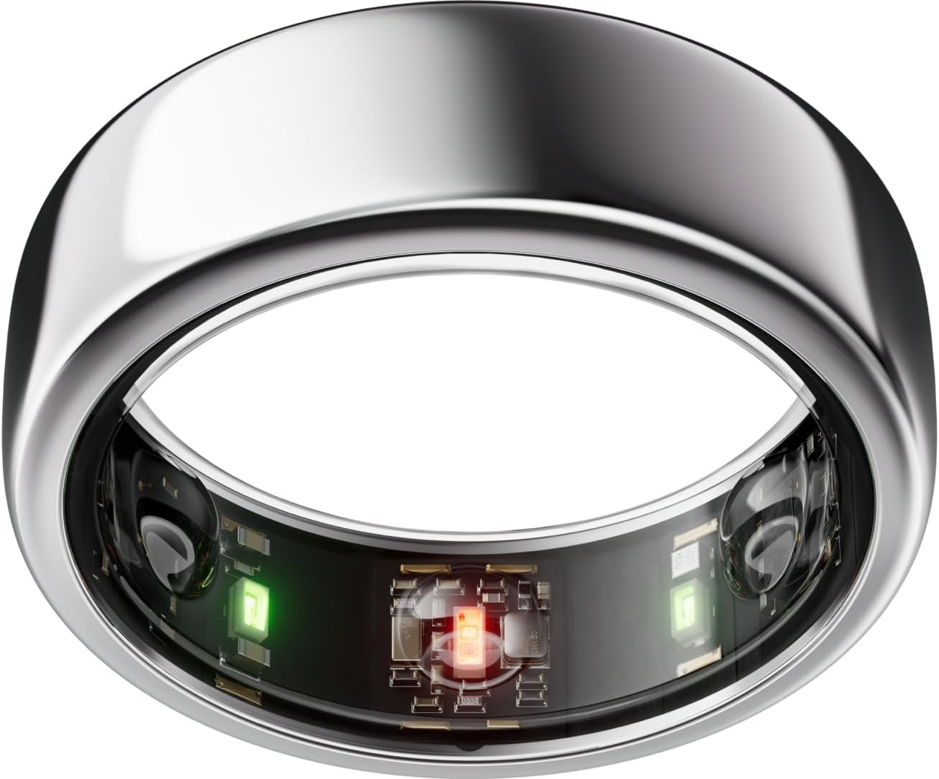 Oura Ring Gen3 Horizon – Silver – Size 7 – Smart Ring – Size First with Oura Ring Gen3 Sizing Kit – Sleep Tracking Wearable – Heart Rate – Fitness Tracker – 5-7 Days Battery Life Oura Ring Gen3 Horizon – Silver – Size 7 – Smart Ring – Size First with Oura Ring Gen3 Sizing Kit – Sleep Tracking Wearable – Heart Rate – Fitness Tracker – 5-7 Days Battery Life
