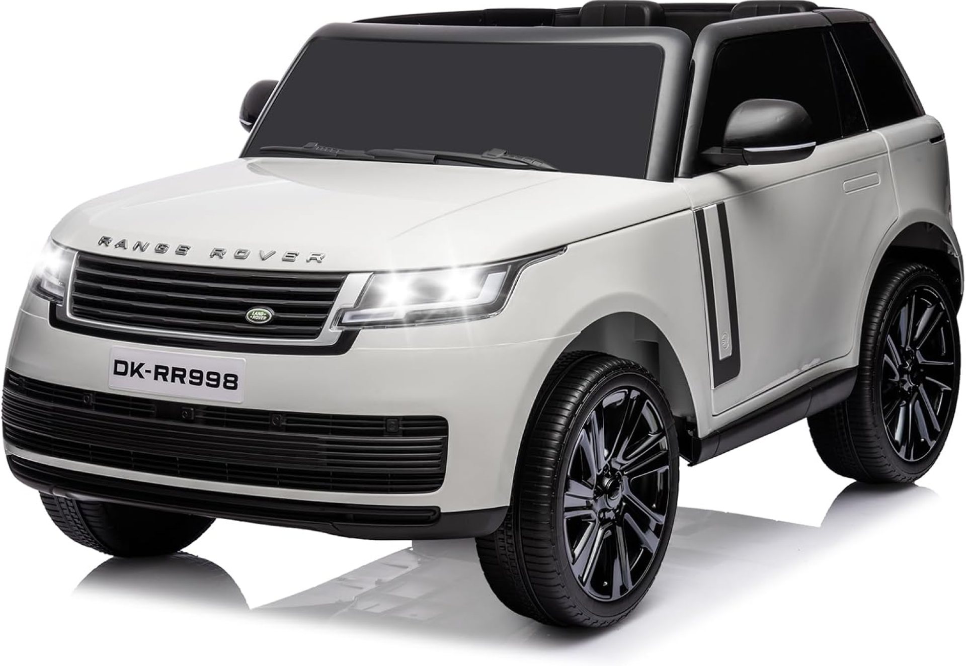 Hetoy 24V 2-Seater Licensed Land Rover Ride On Car Toy w/Parent Remote Control, 3 Speeds, Wireless Music, MP3 Player, Electric Car for Kids, White Hetoy 24V 2-Seater Licensed Land Rover Ride On Car Toy w/Parent Remote Control, 3 Speeds, Wireless Music, MP3 Player, Electric Car for Kids, White