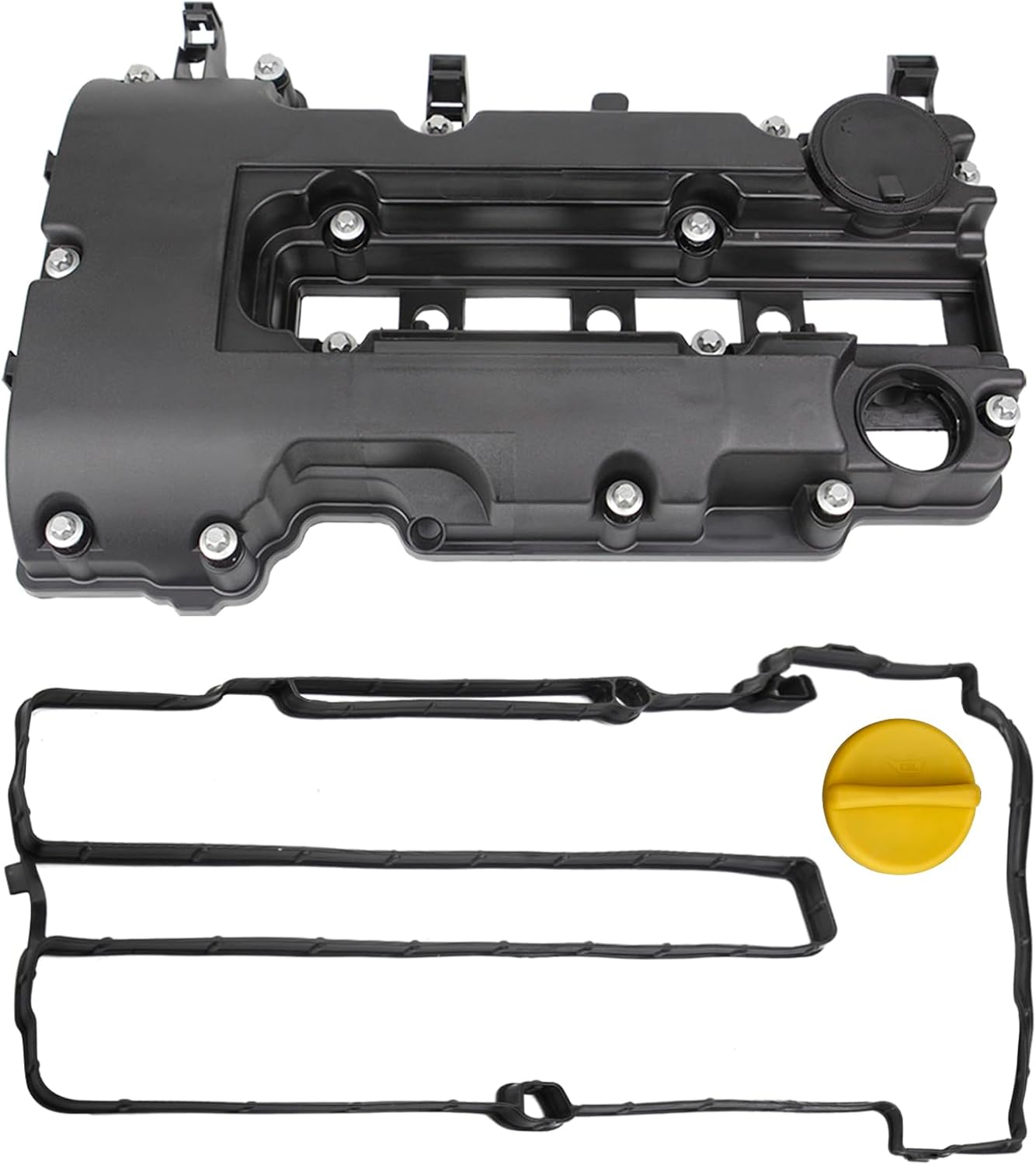 MITZONE Engine Valve Cover kit w/Gaskets & Bolts Compatible with 2011-2020 Chevrolet Chevy Cruze Sonic Volt Trax Buick Encore Cadillac ELR 1.4L L4 Replaces # 25198874 55573746 264-968 MITZONE Engine Valve Cover kit w/Gaskets & Bolts Compatible with 2011-2020 Chevrolet Chevy Cruze Sonic Volt Trax Buick Encore Cadillac ELR 1.4L L4 Replaces # 25198874 55573746 264-968