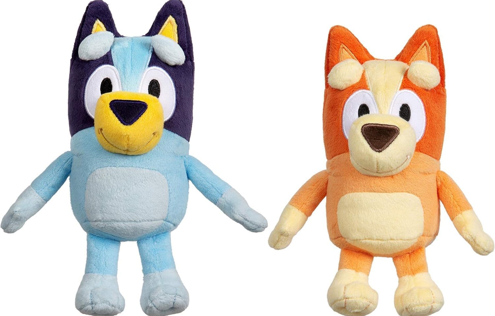 Bluey & Bingo Small Plush Bundle – 2 Pack Soft Stuffed Animals for Kids, Perfect Size for Little Hands, Cuddly Travel Toys, Embroidered Faces, Gift for Toddlers Ages 3+ Bluey & Bingo Small Plush Bundle – 2 Pack Soft Stuffed Animals for Kids, Perfect Size for Little Hands, Cuddly Travel Toys, Embroidered Faces, Gift for Toddlers Ages 3+