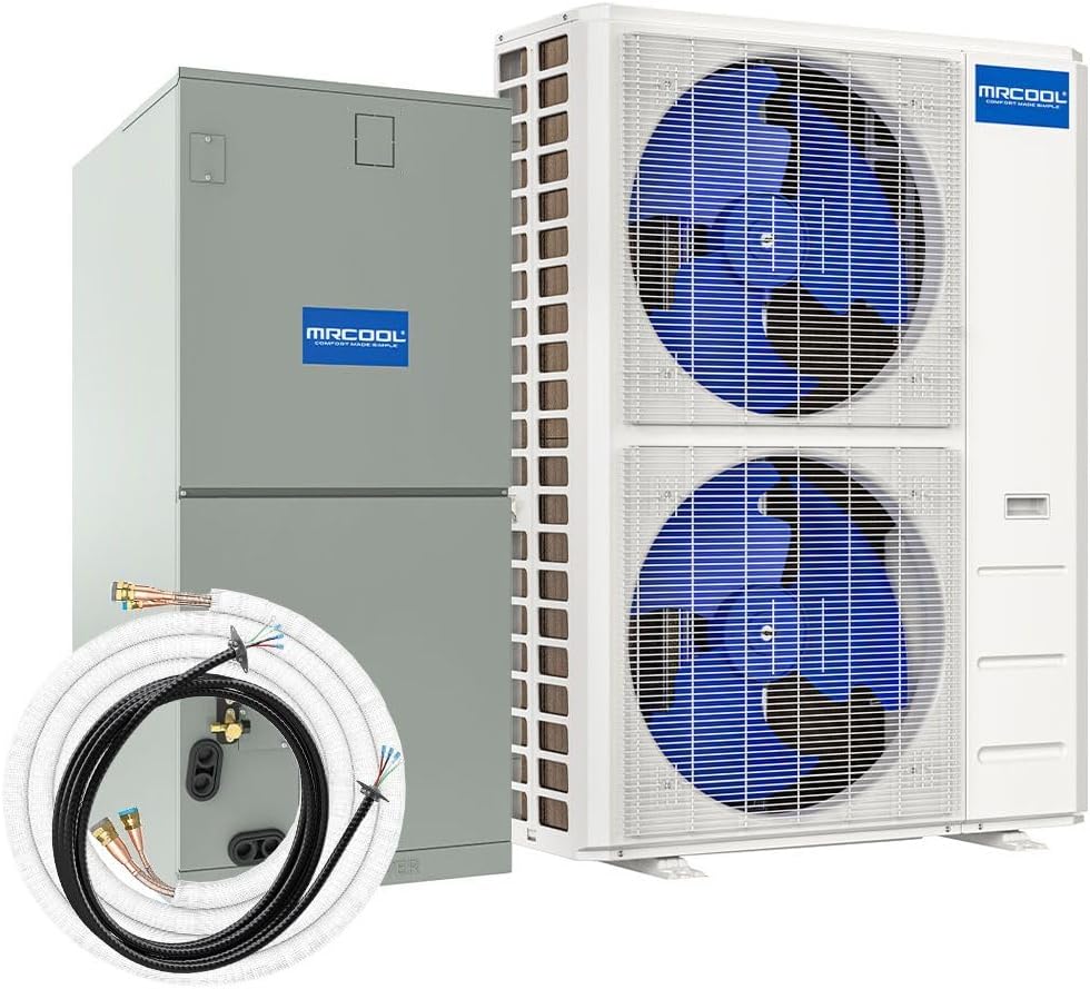 4 Ton 15.8 SEER2 MrCool VersaPro Central Ducted Heat Pump Split System – Multiposition 4 Ton 15.8 SEER2 MrCool VersaPro Central Ducted Heat Pump Split System – Multiposition