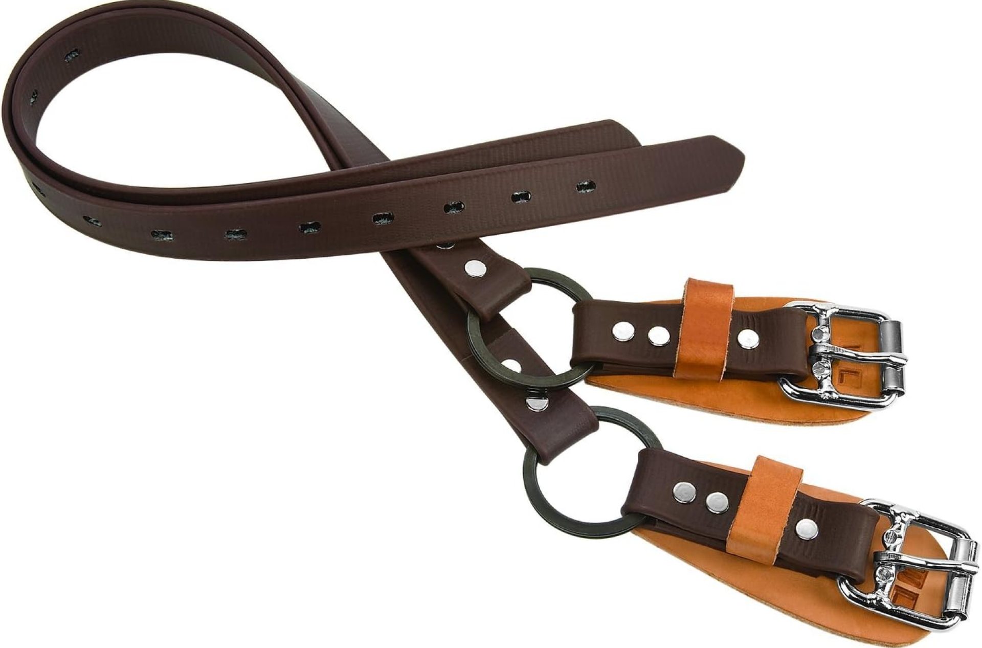 Weaver Arborist Split Ring Lower Climber Straps Yellow ,26″ Weaver Arborist Split Ring Lower Climber Straps Yellow ,26″