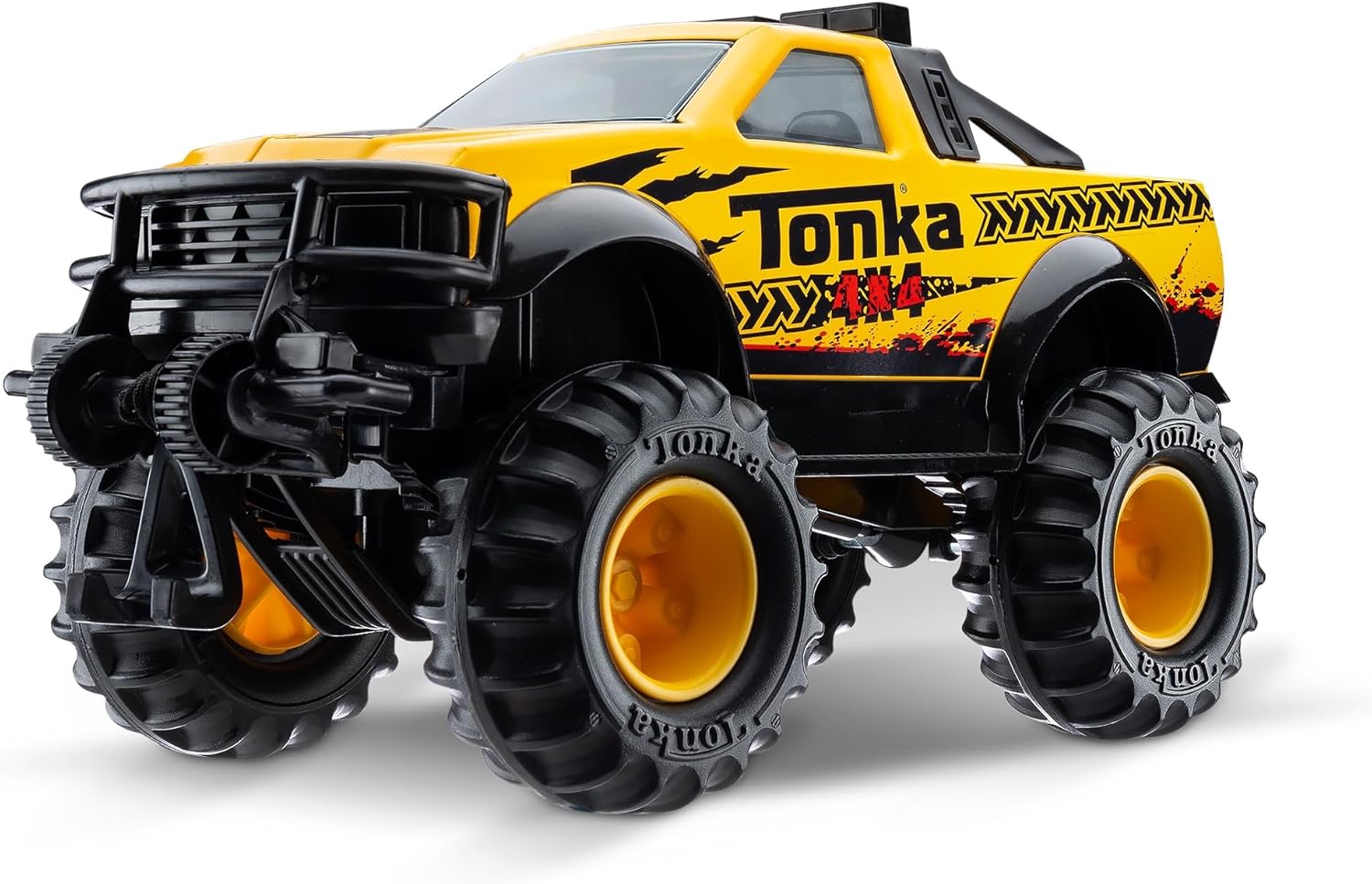 Tonka Steel Classics 4×4 Pickup Truck – Made with Steel & Sturdy Plastic, Yellow Toy Construction Truck, Boys and Girls, Kids, Toddlers, Ages 3+ Tonka Steel Classics 4×4 Pickup Truck – Made with Steel & Sturdy Plastic, Yellow Toy Construction Truck, Boys and Girls, Kids, Toddlers, Ages 3+