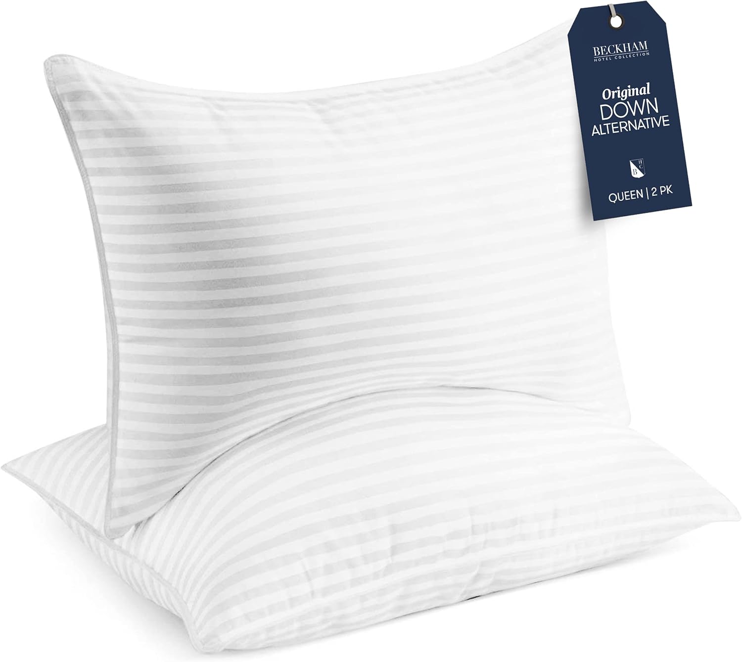 Beckham Hotel Collection Bed Pillows Standard / Queen Size Set of 2 – Down Alternative Bedding Gel Cooling Pillow for Back, Stomach or Side Sleepers Beckham Hotel Collection Bed Pillows Standard / Queen Size Set of 2 – Down Alternative Bedding Gel Cooling Pillow for Back, Stomach or Side Sleepers
