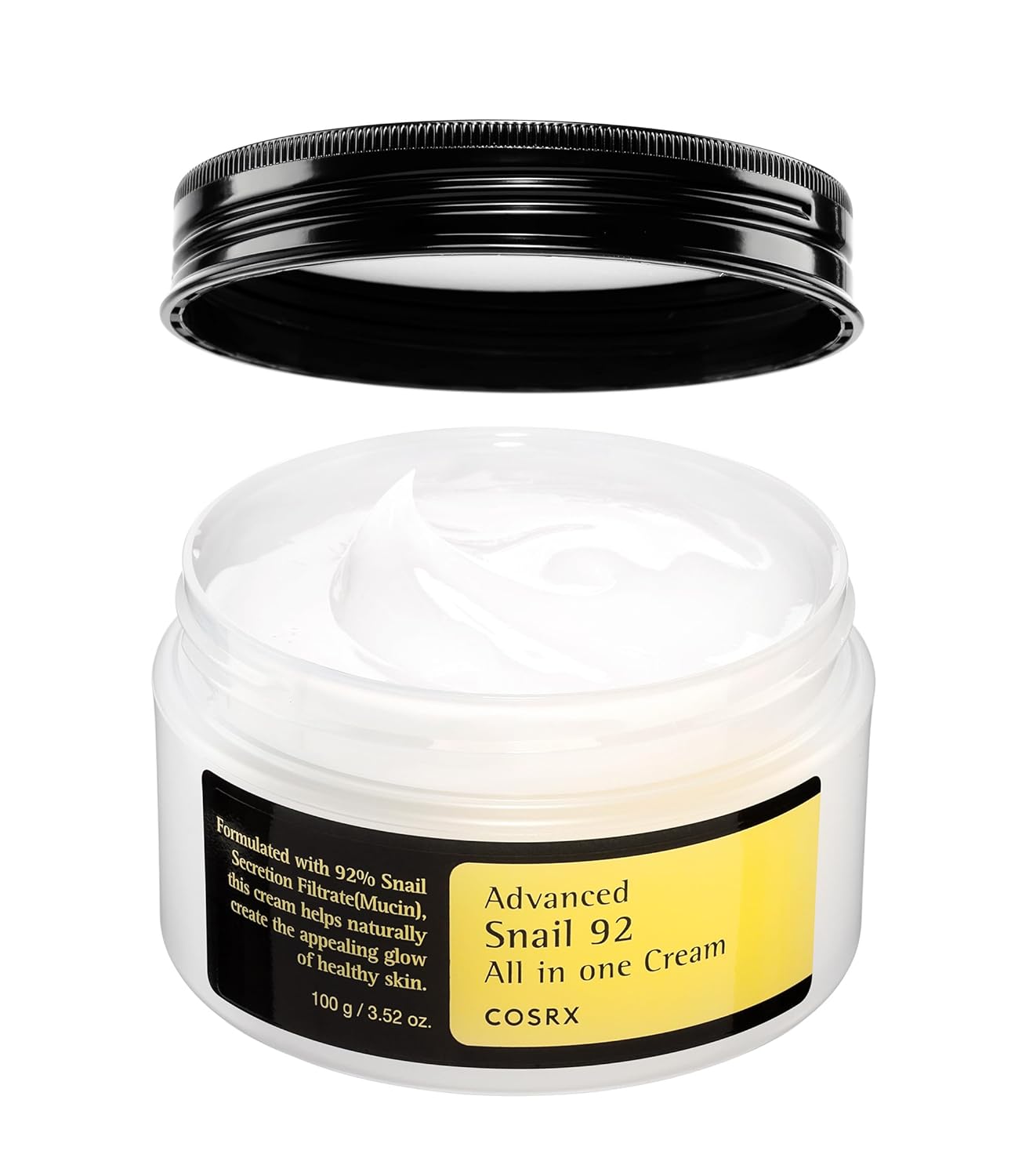 COSRX Snail Mucin 92% Face Moisturizer, 3.52 Oz, Lightweight Moisturing Cream for Soft, Glowy Skin, Korean Skin Care, Korean Moisturizer Face Cream COSRX Snail Mucin 92% Face Moisturizer, 3.52 Oz, Lightweight Moisturing Cream for Soft, Glowy Skin, Korean Skin Care, Korean Moisturizer Face Cream
