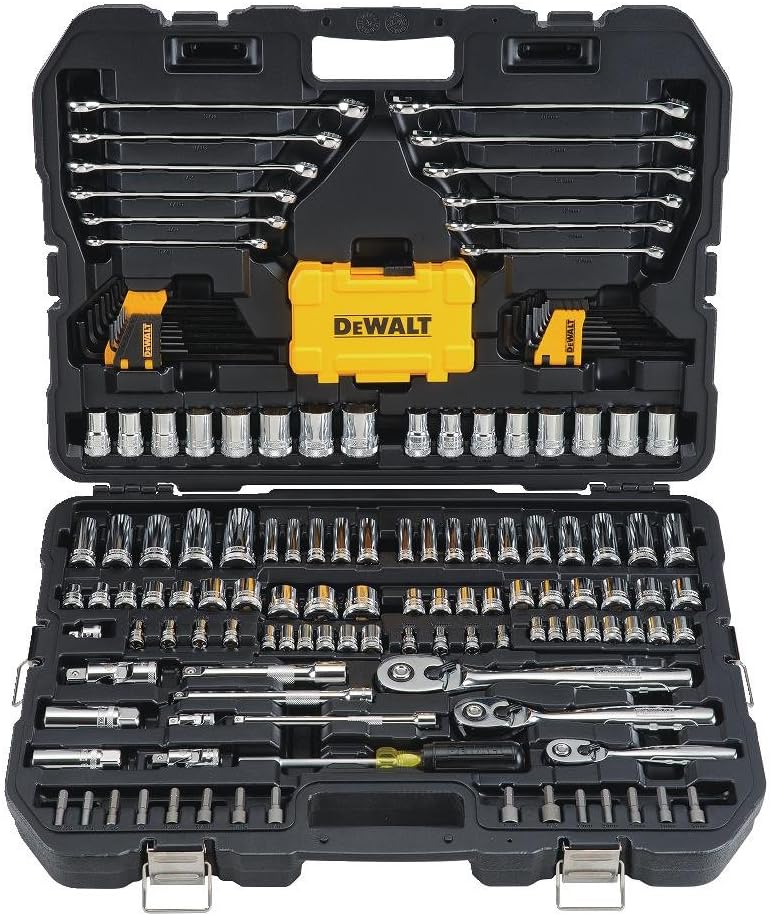 DEWALT Mechanics Tools Kit and Socket Set, 168-Piece (DWMT73803) DEWALT Mechanics Tools Kit and Socket Set, 168-Piece (DWMT73803)