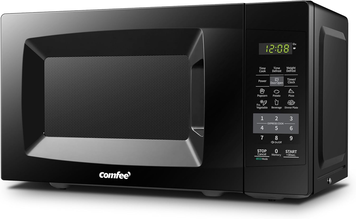 Comfee EM720CPL-PMB Countertop Microwave Oven with Sound On/Off, ECO Mode and Easy One-Touch Buttons, 0.7 Cu Ft, Black Comfee EM720CPL-PMB Countertop Microwave Oven with Sound On/Off, ECO Mode and Easy One-Touch Buttons, 0.7 Cu Ft, Black