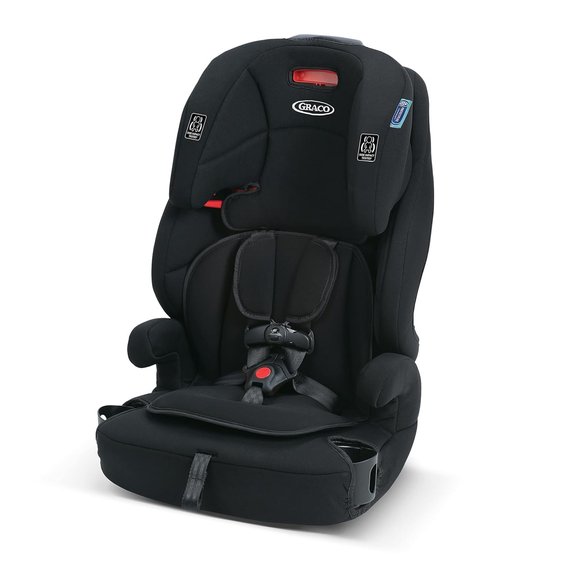 Graco Tranzitions 3-in-1 Harness Booster Car Seat, Forward Facing Car Seat, Highback, to Backless Booster, Black Graco Tranzitions 3-in-1 Harness Booster Car Seat, Forward Facing Car Seat, Highback, to Backless Booster, Black