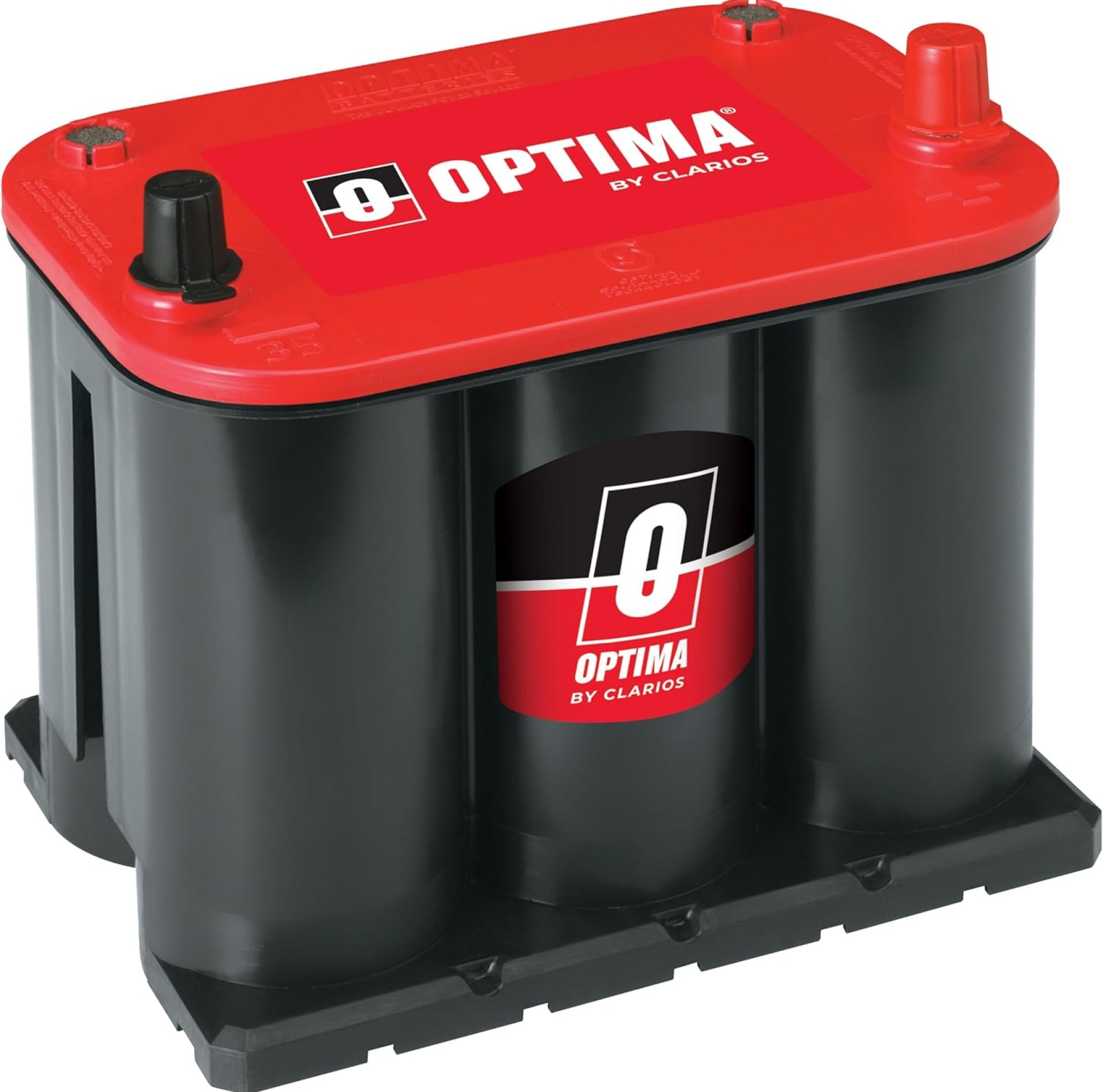 OPTIMA Batteries High Performance 35 RedTop Sealed AGM Car, Truck and SUV Starting Battery, 720 CCA, SAE Terminal, Maintenance Free, Versitile Mounting OPTIMA Batteries High Performance 35 RedTop Sealed AGM Car, Truck and SUV Starting Battery, 720 CCA, SAE Terminal, Maintenance Free, Versitile Mounting