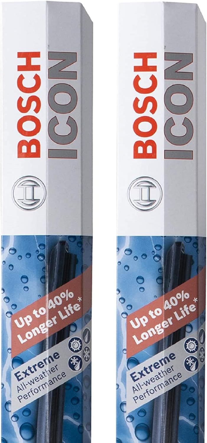 BOSCH 26A16A ICON Beam Wiper Blades – Driver and Passenger Side – Set of 2 Blades (26A & 16A) BOSCH 26A16A ICON Beam Wiper Blades – Driver and Passenger Side – Set of 2 Blades (26A & 16A)