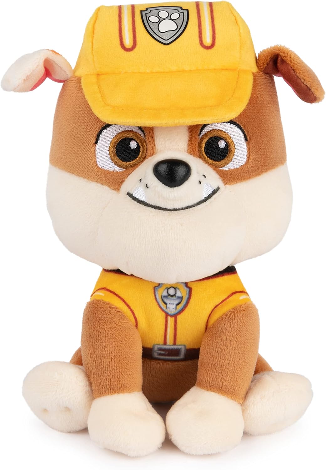 GUND Official PAW Patrol Rubble in Signature Construction Uniform Plush Toy, Stuffed Animal for Ages 1 and Up, 6″ (Styles May Vary) GUND Official PAW Patrol Rubble in Signature Construction Uniform Plush Toy, Stuffed Animal for Ages 1 and Up, 6″ (Styles May Vary)