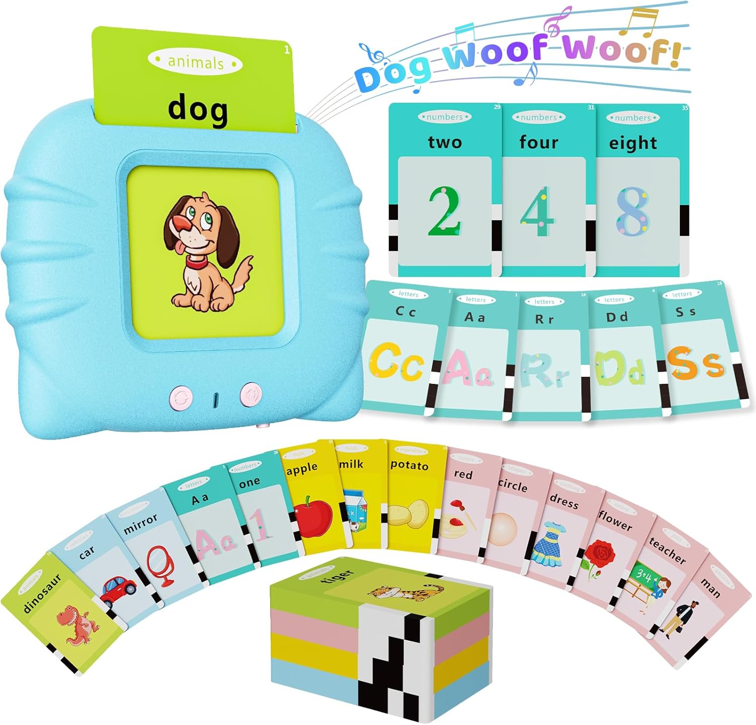 Toddler Toys Talking Flash Cards for 1 2 3 4 5 6 Year Old Boys and Girls, Autism Sensory Toys for Autistic Children, Learning Educational Montessori Speech Therapy 248 Sight Words Kids Gifts Toddler Toys Talking Flash Cards for 1 2 3 4 5 6 Year Old Boys and Girls, Autism Sensory Toys for Autistic Children, Learning Educational Montessori Speech Therapy 248 Sight Words Kids Gifts