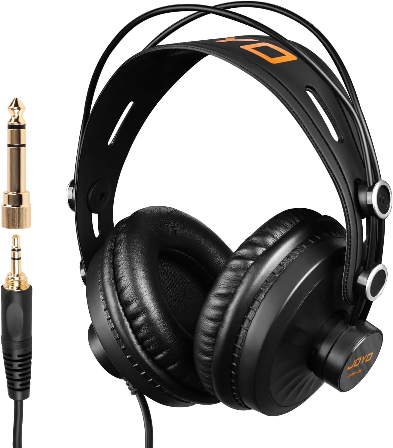 JOYO Studio Headphones Monitor Headphone for Recording Over Ear Noise Canceling for Guitar Cellphone Mixer Amplifier Podcast DJ and Keyboard Piano (JMH-02) JOYO Studio Headphones Monitor Headphone for Recording Over Ear Noise Canceling for Guitar Cellphone Mixer Amplifier Podcast DJ and Keyboard Piano (JMH-02)
