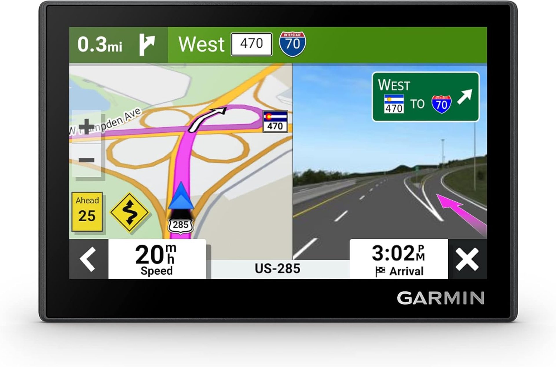 Garmin Drive™ 53 GPS Navigator, High-Resolution Touchscreen, Simple On-Screen Menus and Easy-to-See Maps, Driver Alerts Garmin Drive™ 53 GPS Navigator, High-Resolution Touchscreen, Simple On-Screen Menus and Easy-to-See Maps, Driver Alerts