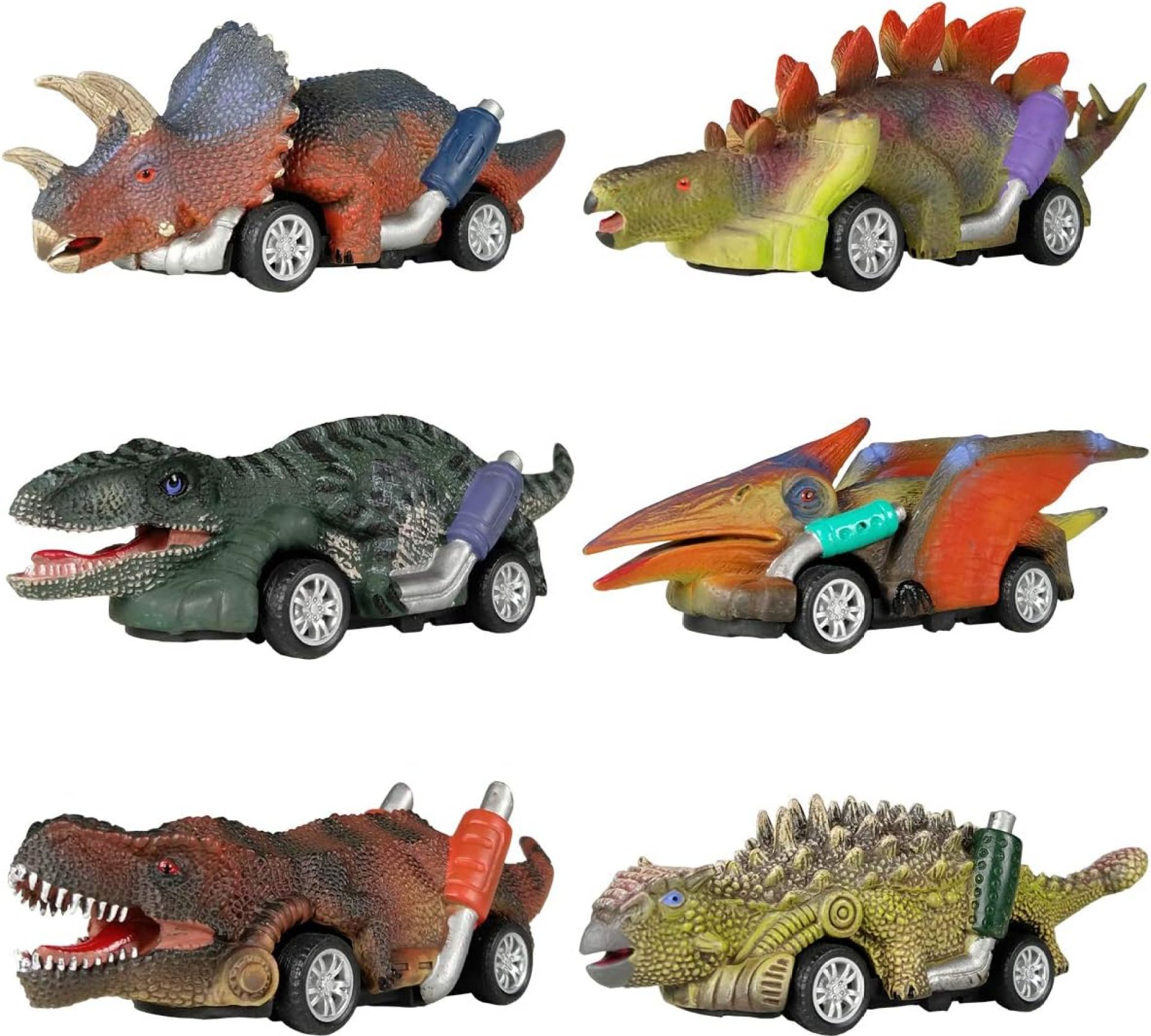 DINOBROS Dinosaur Toy Pull Back Cars,6 Pack Dino Toys for 3 Year Old Boys Girls and Toddlers,Boy Toys Age 3,4,5 and Up,Pull Back Toy Cars,Dinosaur Games with T-Rex DINOBROS Dinosaur Toy Pull Back Cars,6 Pack Dino Toys for 3 Year Old Boys Girls and Toddlers,Boy Toys Age 3,4,5 and Up,Pull Back Toy Cars,Dinosaur Games with T-Rex