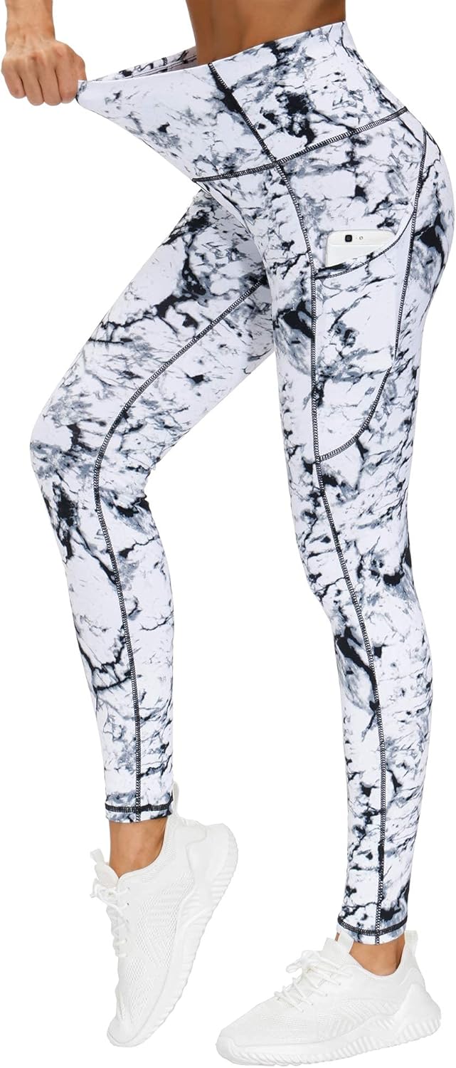 THE GYM PEOPLE Thick High Waist Yoga Pants with Pockets, Tummy Control Workout Running Yoga Leggings for Women THE GYM PEOPLE Thick High Waist Yoga Pants with Pockets, Tummy Control Workout Running Yoga Leggings for Women