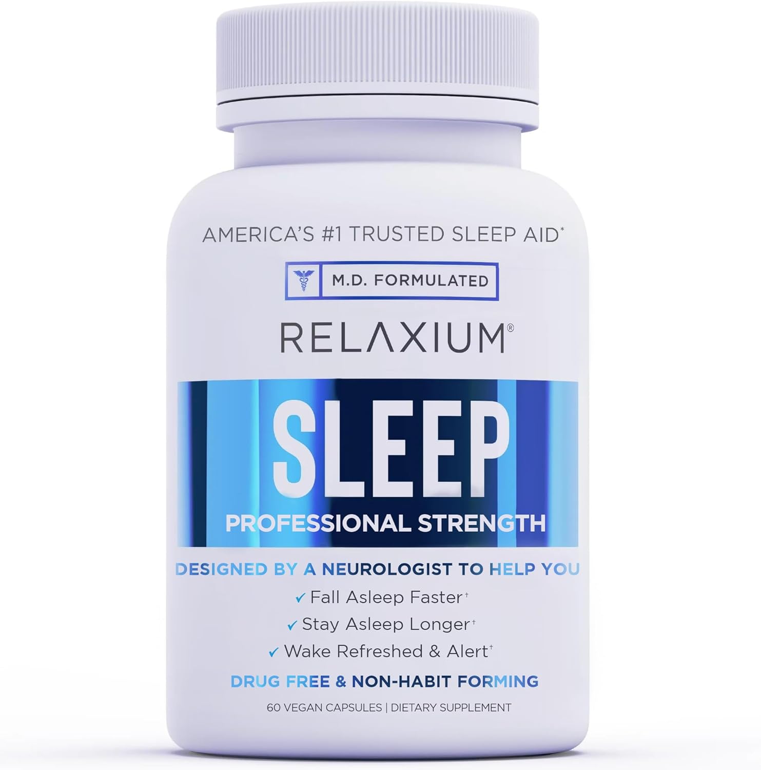 Relaxium Sleep Aid for Adults, Melatonin 5mg with Magnesium Glycinate, Sleep-Promoting Valerest & Ashwagandha, Non-Habit Forming Sleep Supplement, 60 Capsules, 30-Day Supply Relaxium Sleep Aid for Adults, Melatonin 5mg with Magnesium Glycinate, Sleep-Promoting Valerest & Ashwagandha, Non-Habit Forming Sleep Supplement, 60 Capsules, 30-Day Supply