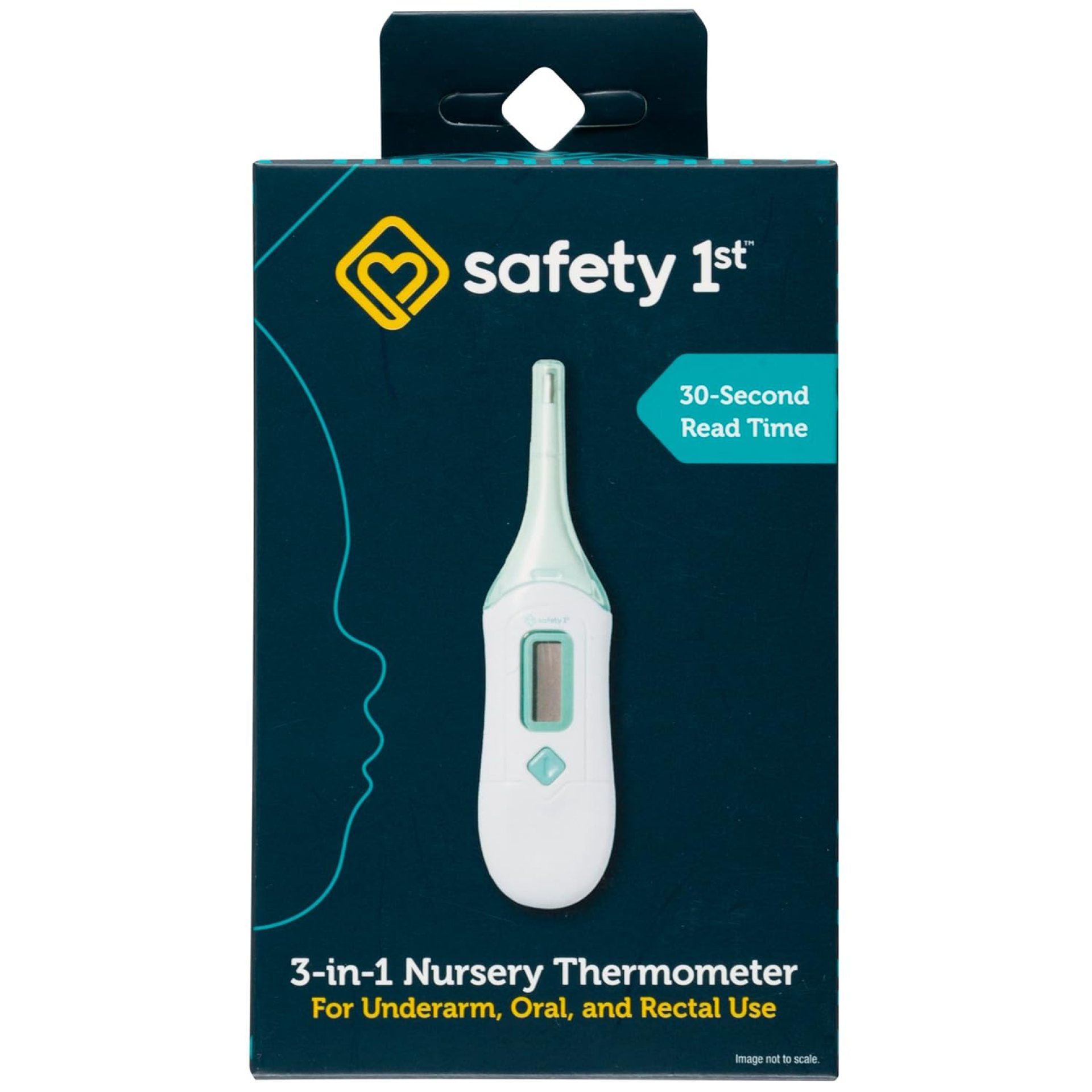 Safety 1st 3-in-1 Nursery Thermometer, Analog Safety 1st 3-in-1 Nursery Thermometer, Analog